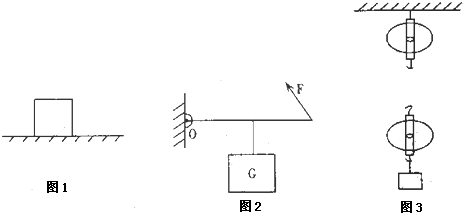 完成下列作圖:(1)畫出圖1中重1on物體所受支持力的示意圖.