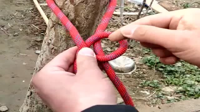 创意绳子打结法,非常结实的活扣,生活中很实用!