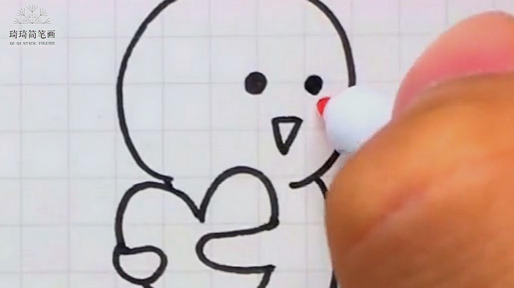 简笔画表情包,非常简单可爱,赶快学起来吧