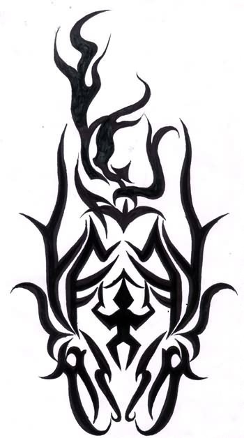 山鸡麒麟草纹身图片