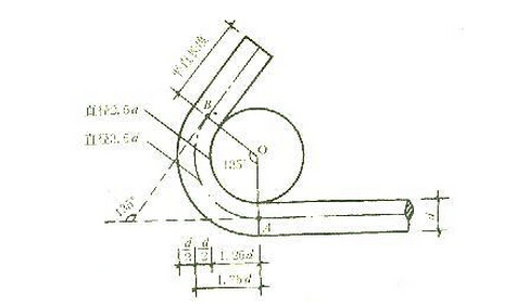 手算抽钢筋量时,箍筋135度弯钩按多少算