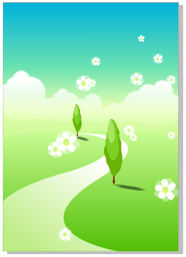 cdr怎样设计风景图