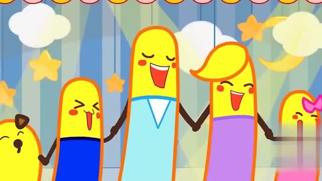 益智早教儿歌《手指变变变》豆乐和爸爸玩变手指游戏